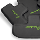 Carbon Leather Floor Mats For Dodge Challenger Srt 2011-2021 - AutoWin