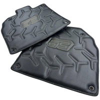 Carbon Leather Floor Mats for Lamborghini Aventador SVJ 63 Edition - AutoWin