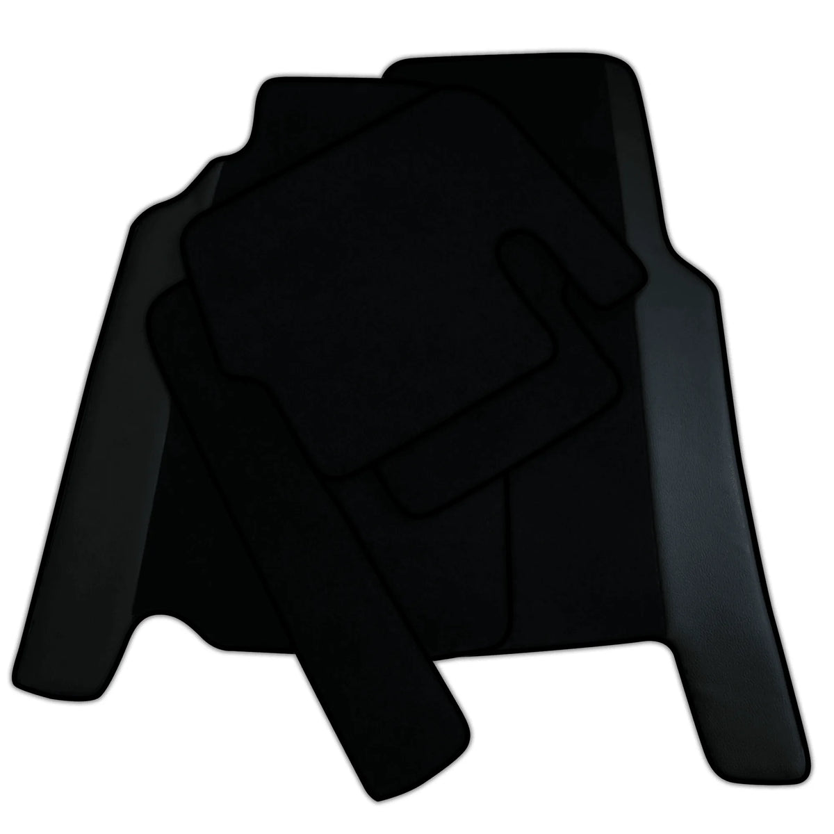 Custom Black Floor Mats For Ferrari 456 (1992-2003) With Leather