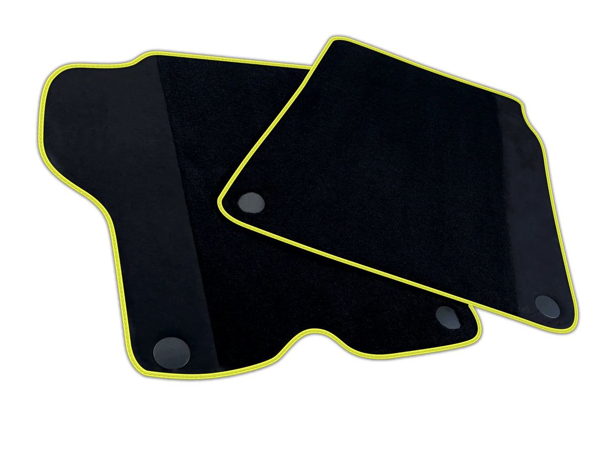 Custom Black Floor Mats For Ferrari California 2008-2014 With Alcantara