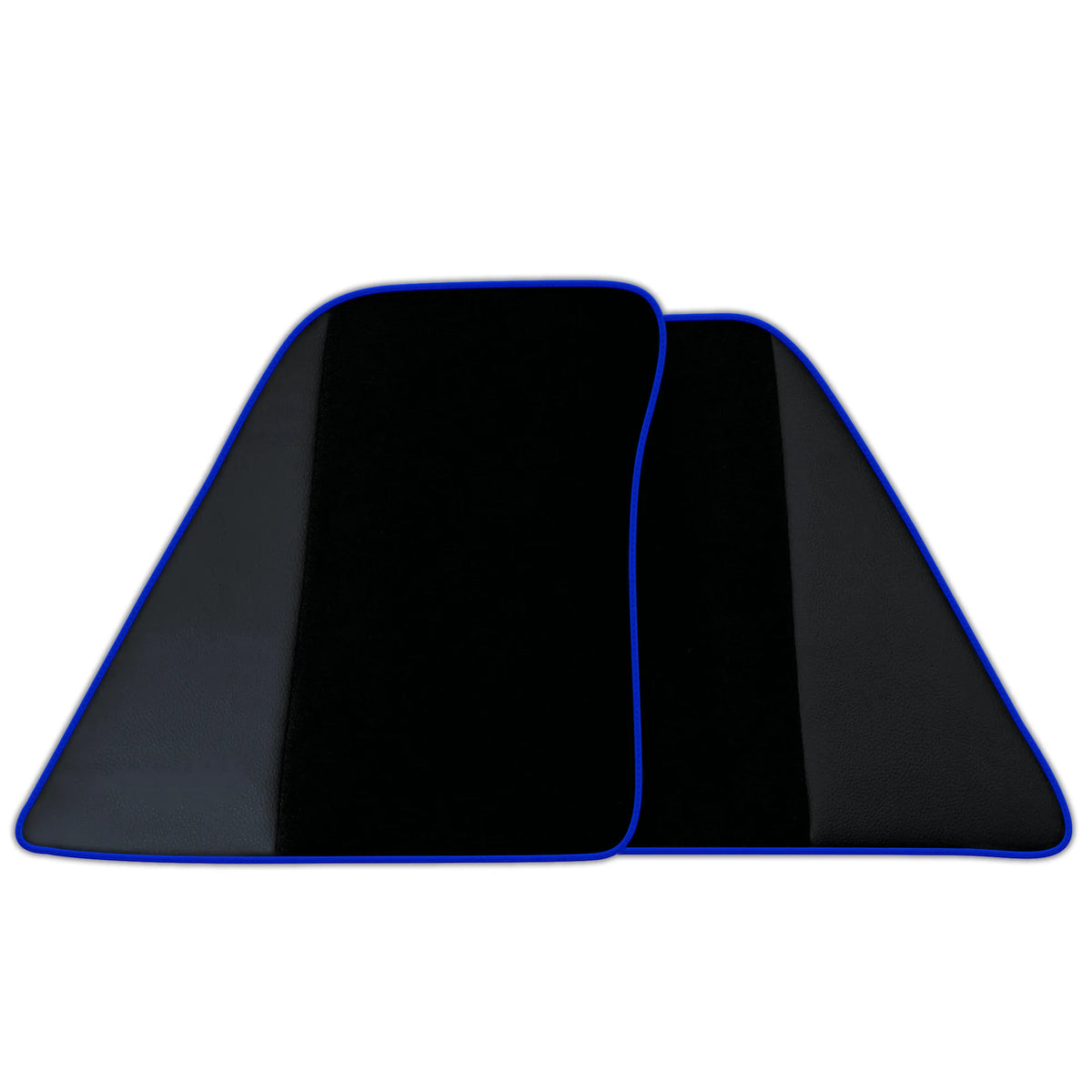 Custom Black Floor Mats for Ferrari SF90 Stradale (2019-2024) with Leather