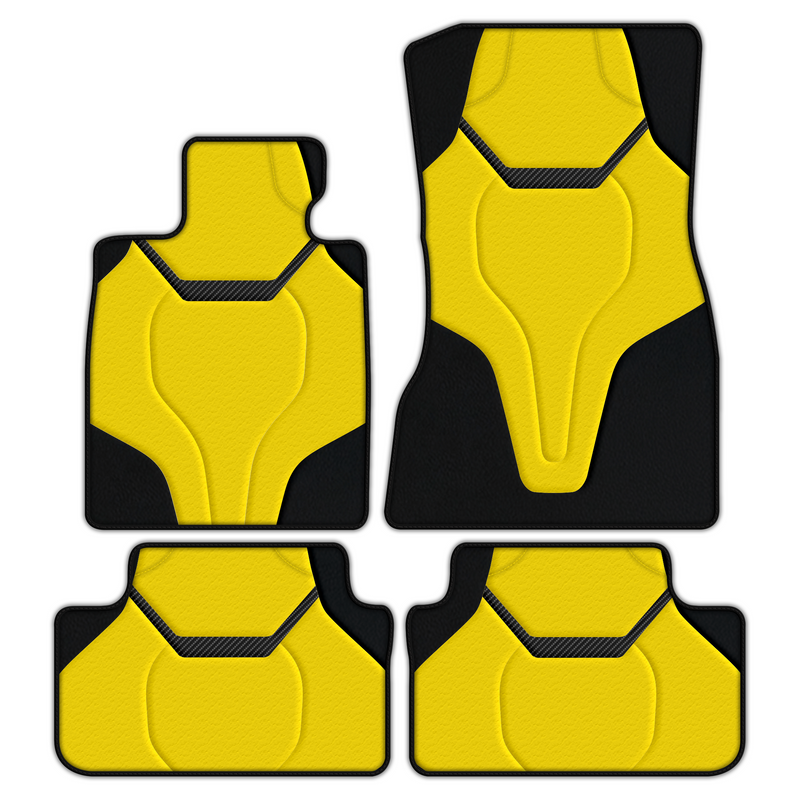 Customizable Leather Floor Mats with AW43 Pattern for BMW 1 Series E81 (2004-2013) Hatch (3-Door)