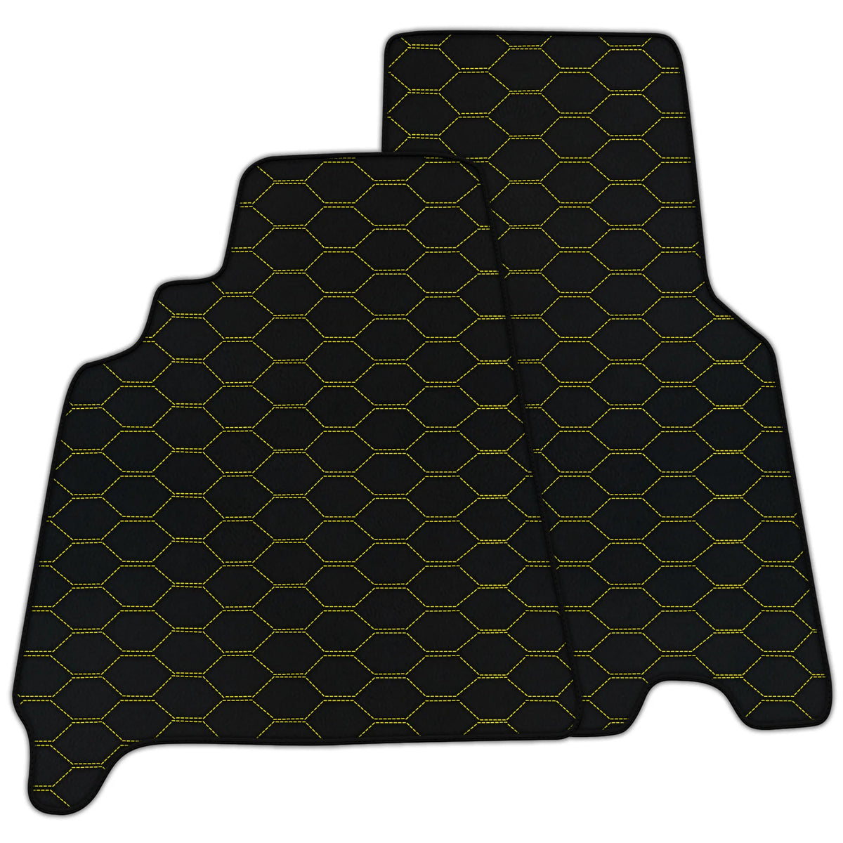 Customizable Leather Floor Mats with Divario Pattern for Ferrari 550 Maranello (1996-2002)