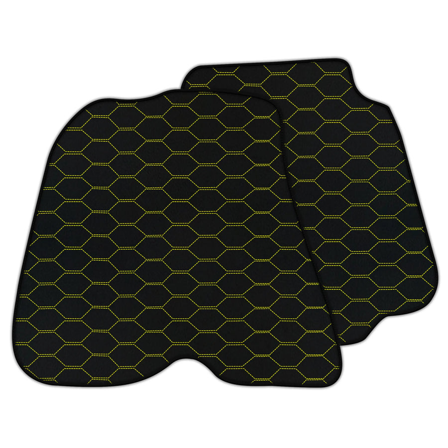 Customizable Leather Floor Mats with Divario Pattern for Ferrari 812 Superfast (2018-2023)
