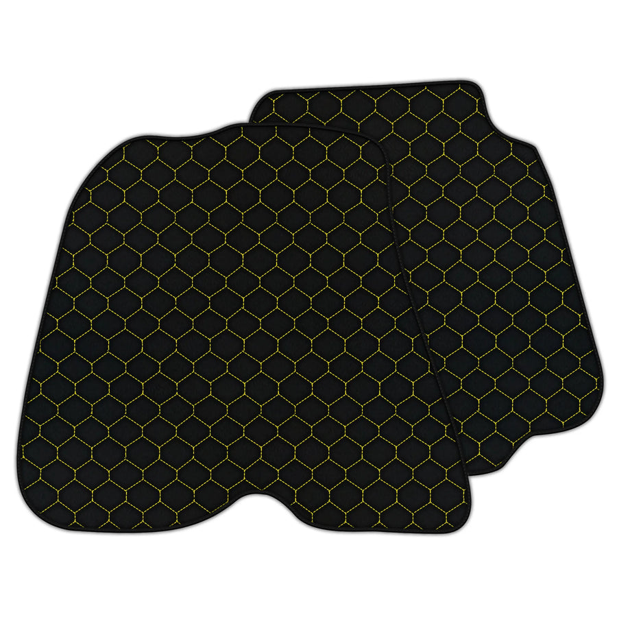 Customizable Leather Floor Mats with Hex Pattern for Ferrari 812 Superfast  (2018-2023)