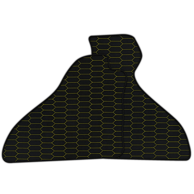Skreddersydde lær Bilmatter med Raptor Hex-mønster for Ferrari Mondial Convertible (1983-1993)