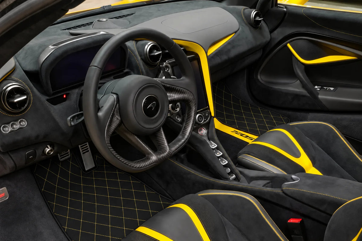Interior look of floor mats for McLaren 720S (2017-2021)