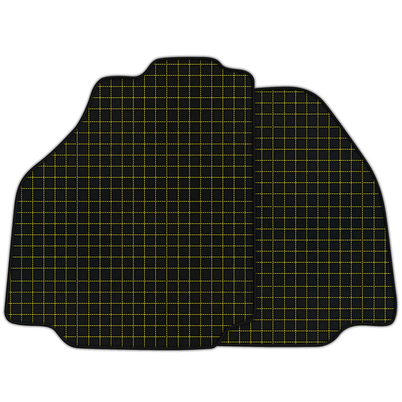 Skreddersydde Lærebilmatter med Firkantmønster for Ferrari 458 Italia (2009-2015)