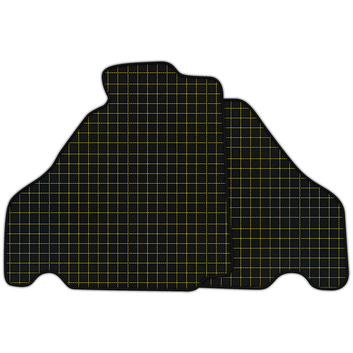 Customizable Leather Floor Mats with Square's Pattern for Ferrari 360 (1999-2005)