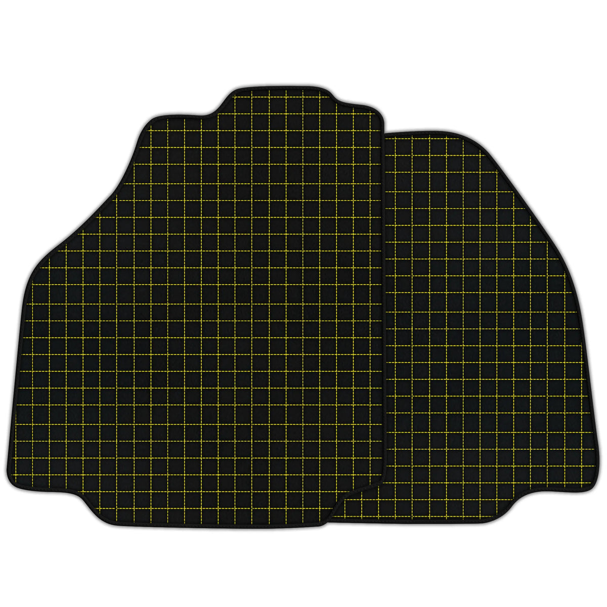Customizable Leather Floor Mats with Square's Pattern for Ferrari F8 Tributo (2019-2023)