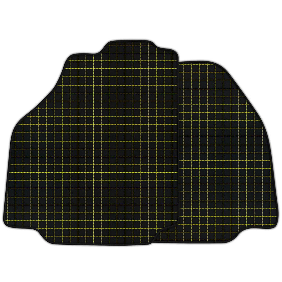 Customizable Leather Floor Mats with Square's Pattern for Ferrari F8 Tributo (2019-2023)