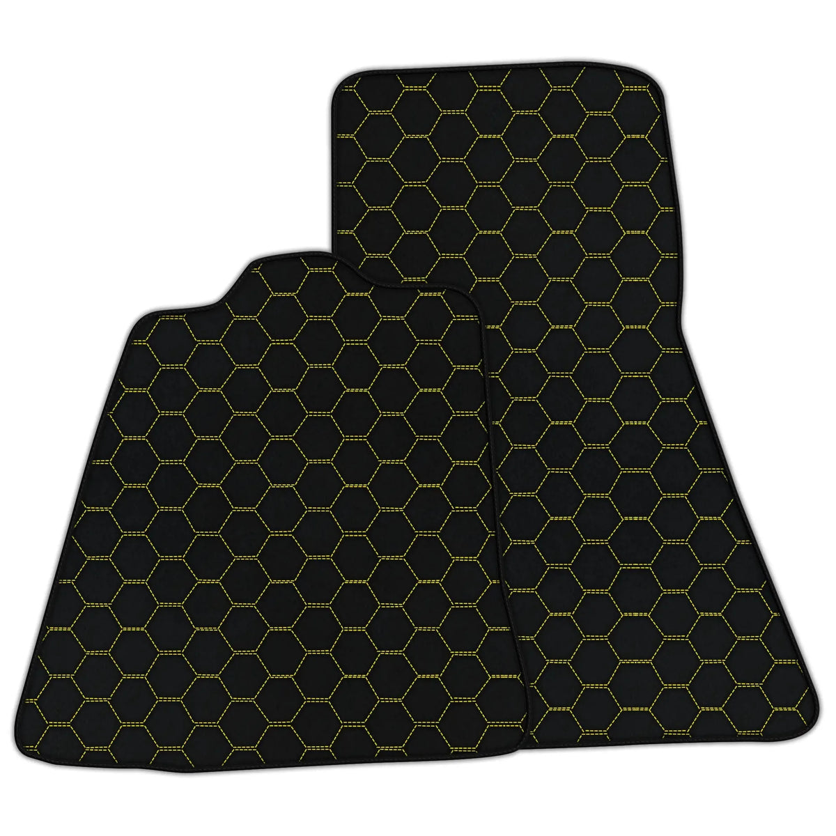 Customizable Leather Floor Mats with Symmetrical Hex Pattern for McLaren 720S (2017-2021)