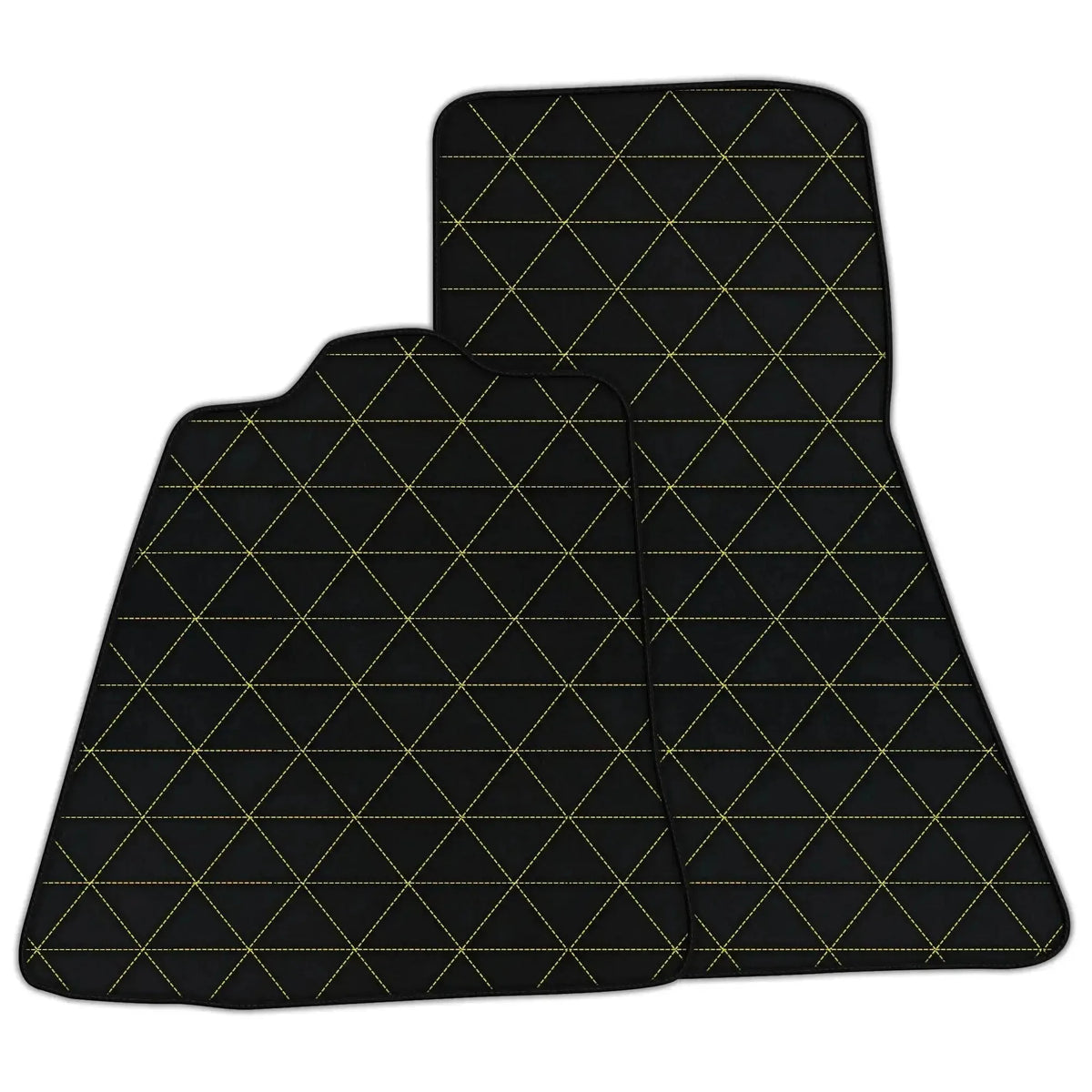 Customizable Leather Floor Mats with Triangle Pattern for McLaren P1 (2013-2015)