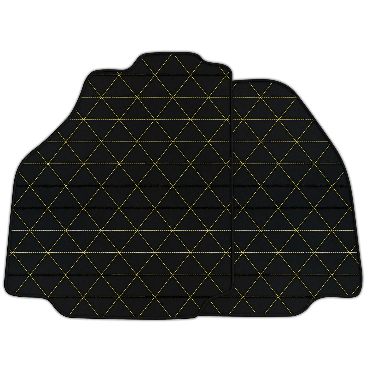 Customizable Leather Floor Mats with Triangle's Pattern for Ferrari 458 GT2 (2012-2015)