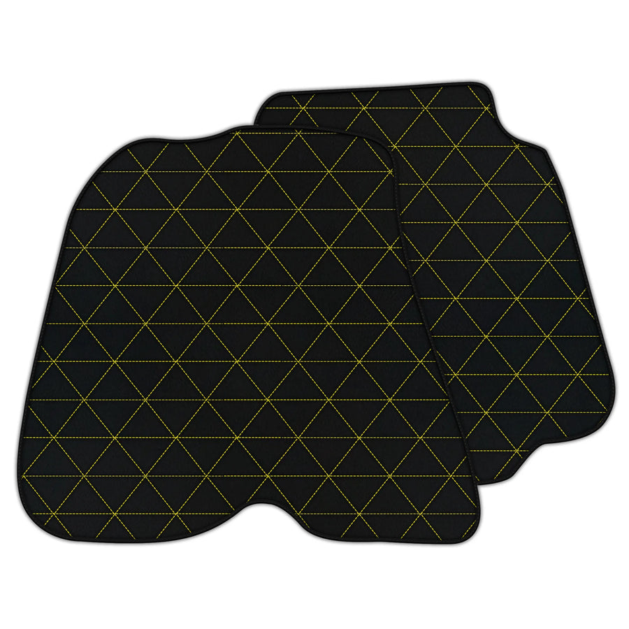 Customizable Leather Floor Mats with Triangle's Pattern for Ferrari 812 Superfast (2018-2023)