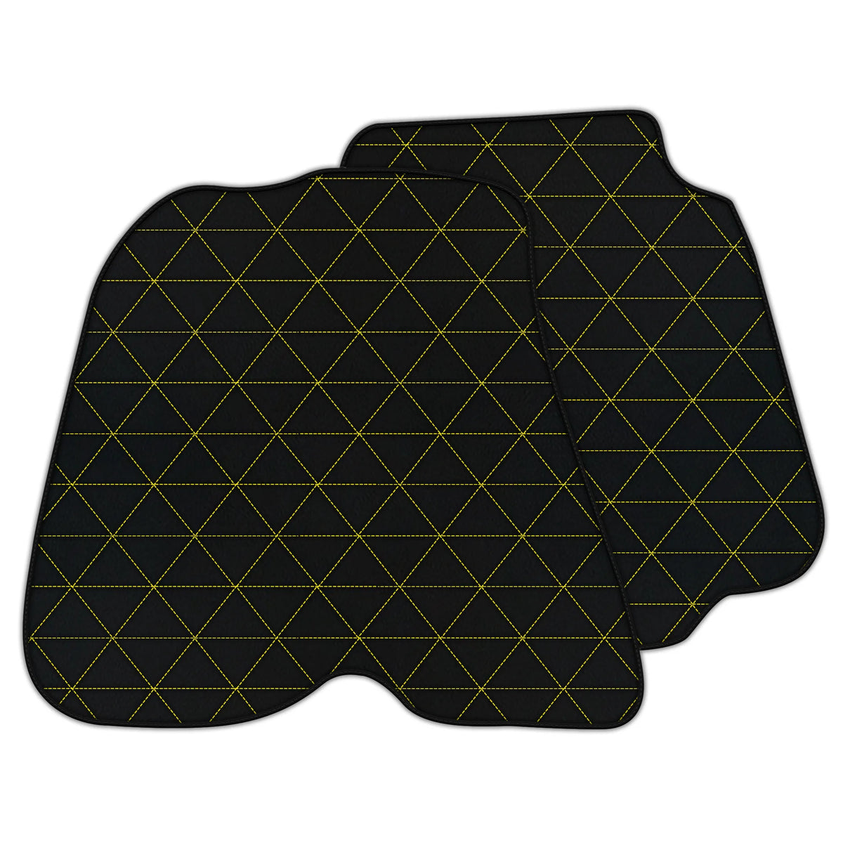 Customizable Leather Floor Mats with Triangle's Pattern for Ferrari F12 Berlinetta (2012-2022)