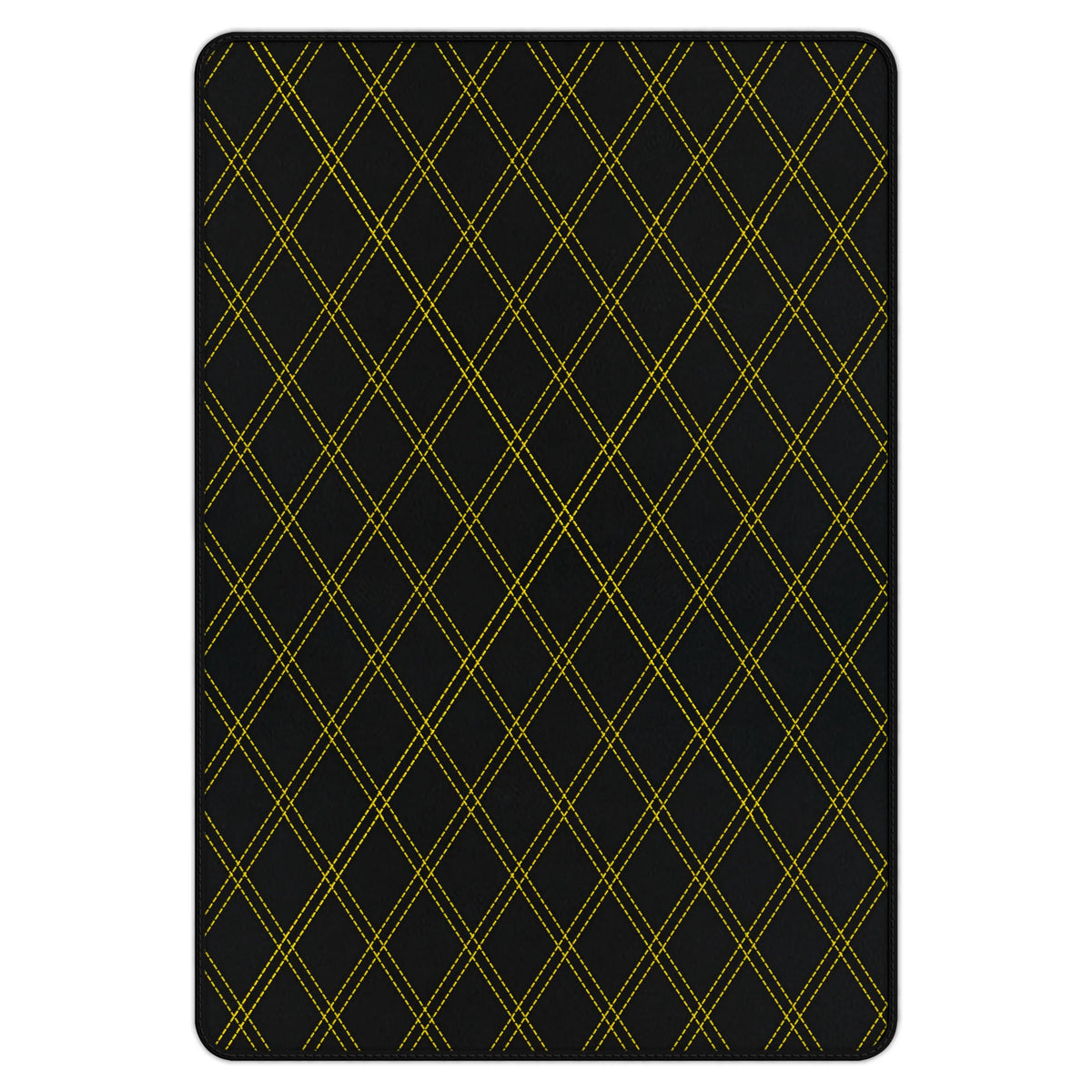 Customizable Leather Trunk Floor Mats with Double Diamond Pattern for Ferrari 458 Speciale (2012-2015)