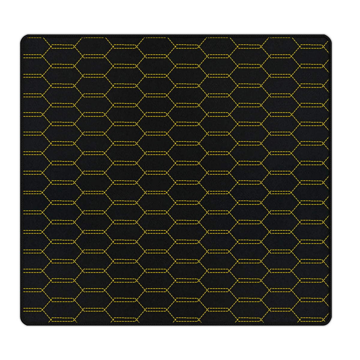 Customizable Leather Trunk Floor Mats with Interlaced Hex Pattern for Ferrari Portofino (2018-2023)