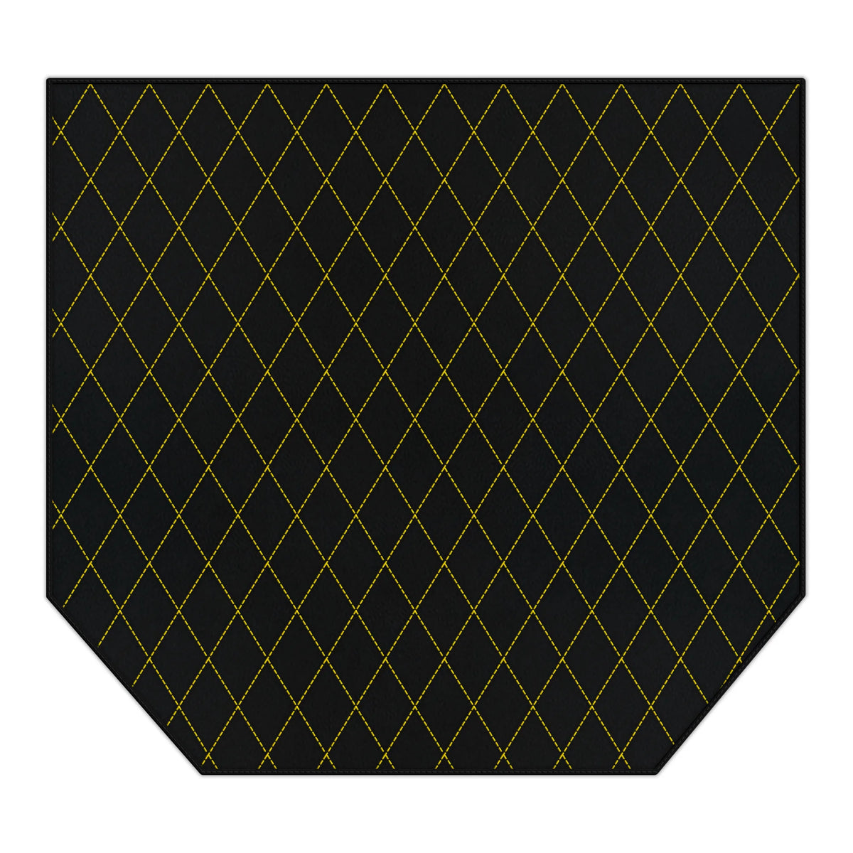 Customizable Leather Trunk Floor Mats with Single Diamond Pattern for Ferrari 360 (1999-2005)
