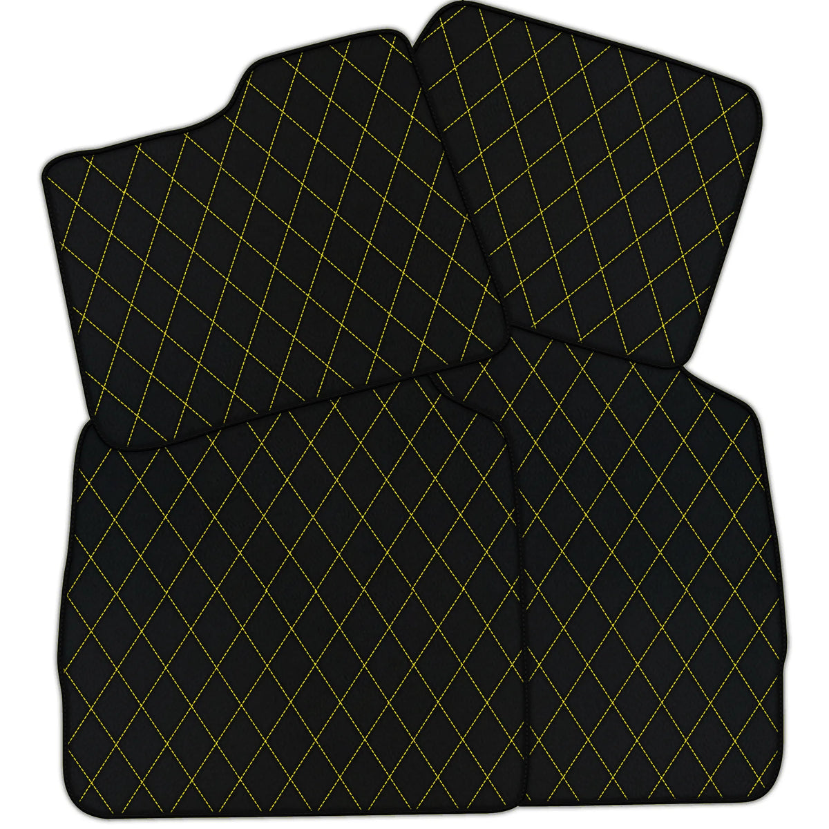 Customizable Single Diamond Pattern Floor Mats for Ferrari Purosangue (2023-2027)