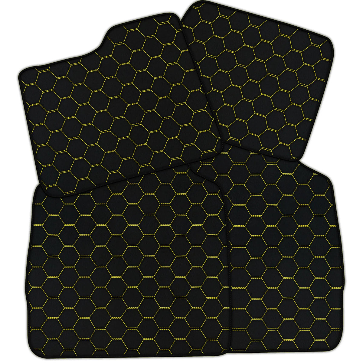 Customizable Symmetrical Hex Pattern Floor Mats for Ferrari Purosangue (2023-2027)