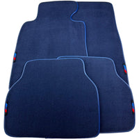Dark Blue Floor Mats For BMW 5 Series E39 With M Package - AutoWin