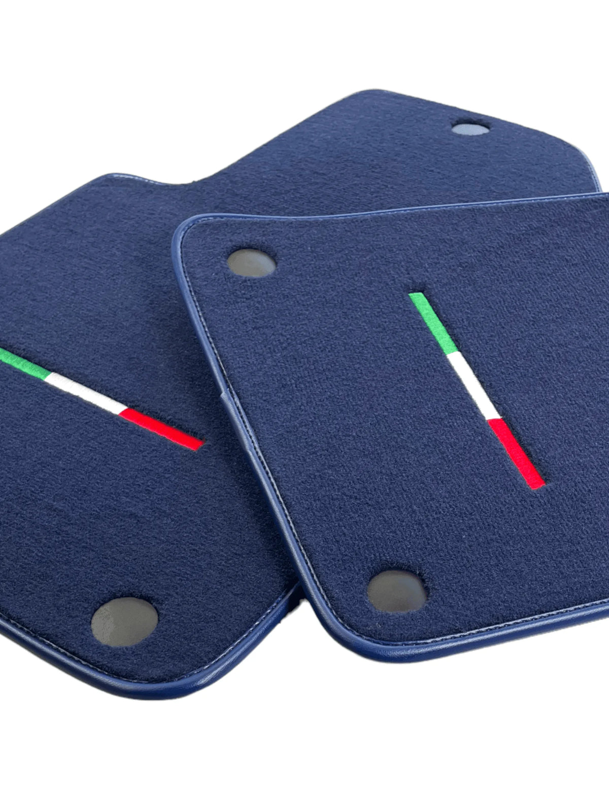 Dark Blue Floor Mats For Ferrari 612 Scaglietti 2005-2011 Italian Edition - AutoWin