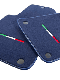 Dark Blue Floor Mats For Ferrari 612 Scaglietti 2005-2011 Italian Edition - AutoWin