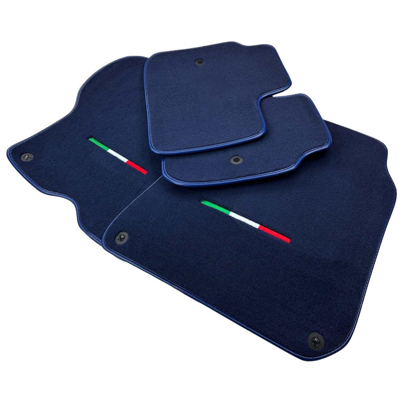 Dark Blue Italian Edition Floor Mats for Ferrari GTC4 Lusso 2016-2023