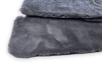 Dark Gray Sheepskin Floor Mats For Rolls Royce Phantom VIII (2017-2024) Er56 Design Brand