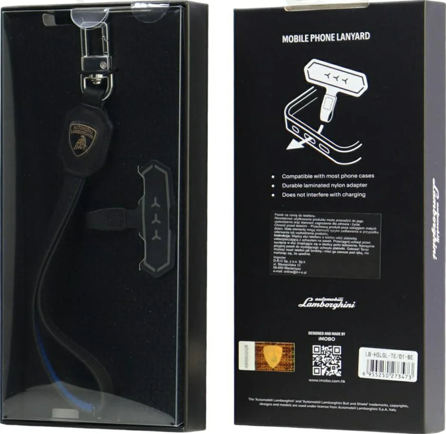 Lamborghini D1 Universal Crossbody Phone Lanyard Strap - Blue