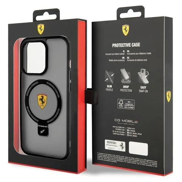 Ferrari Ring Stand 2023 Collection MagSafe Case for iPhone 15 Pro Max 6.7" - AutoWin