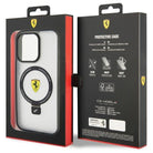 Ferrari Ring Stand 2023 Collection MagSafe Hardcase for iPhone 15 Pro Max 6.7" - AutoWin