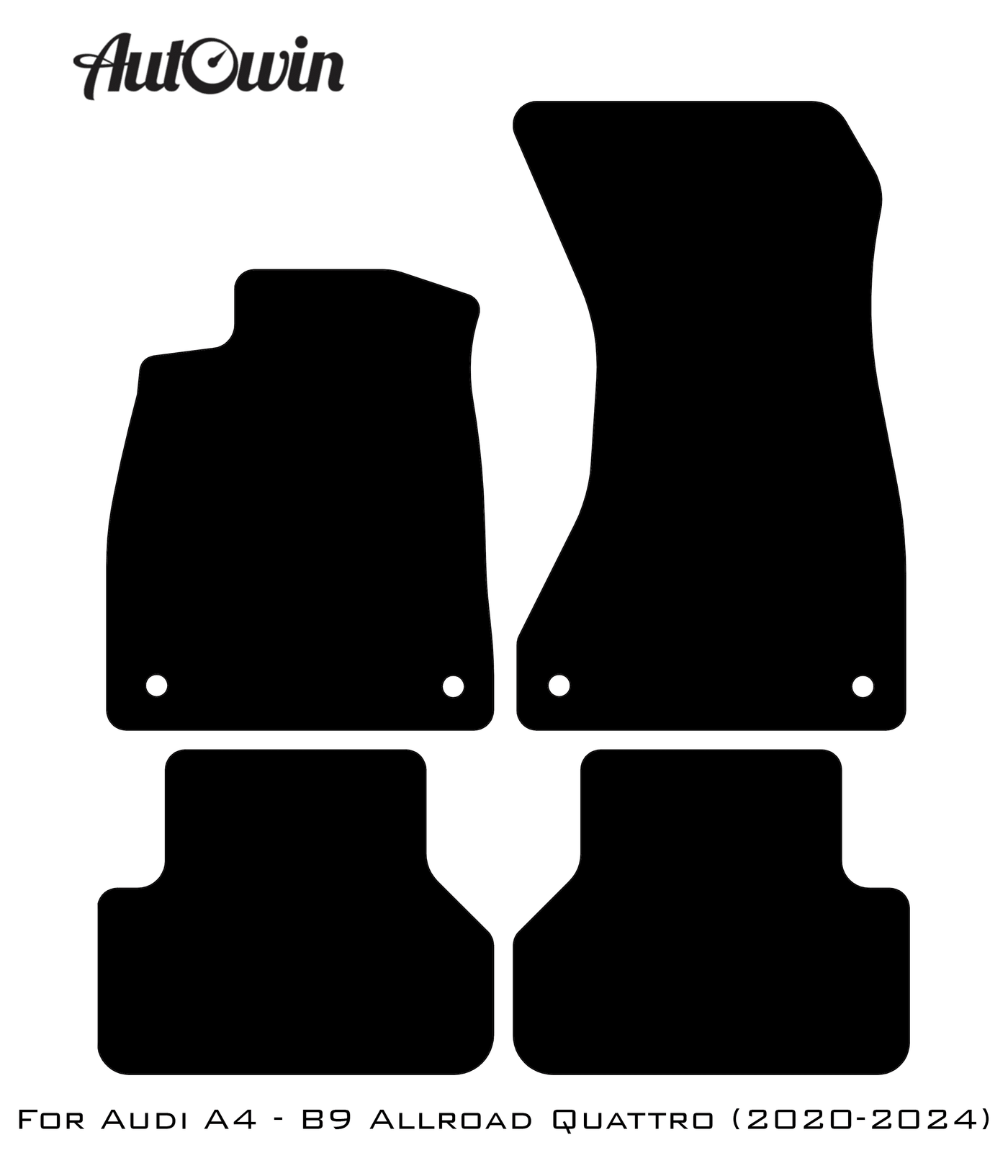 Floor Mats for Audi A4 - B9 Allroad Quattro (2020-2024) - AutoWin