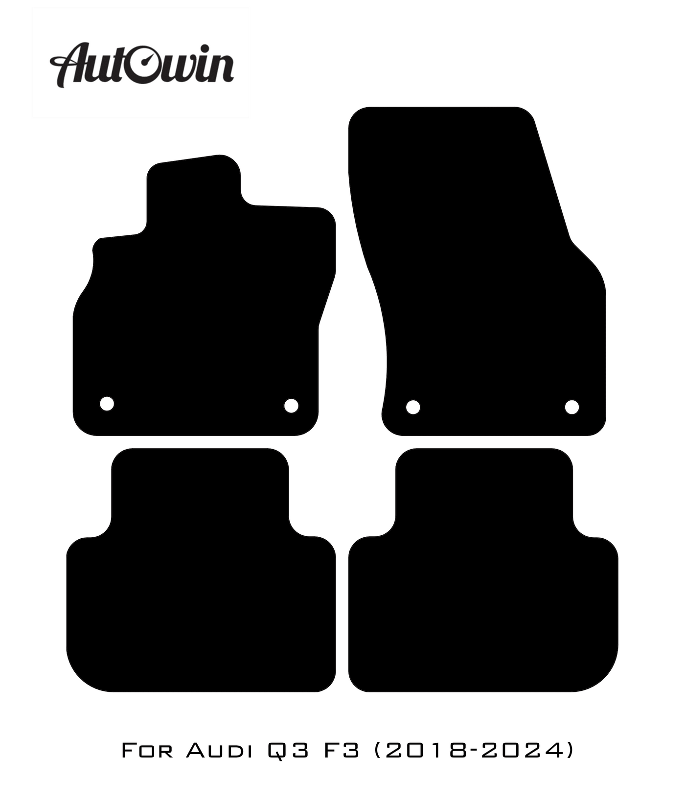 Floor Mats for Audi Q3 F3 (2018-2024) ER56 Design - AutoWin
