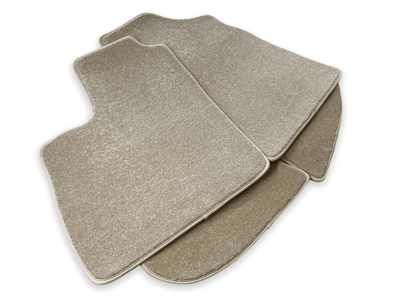 Floor Mats For Bentley Continental GT Beige Luxury Quality 2011–2018 - AutoWin