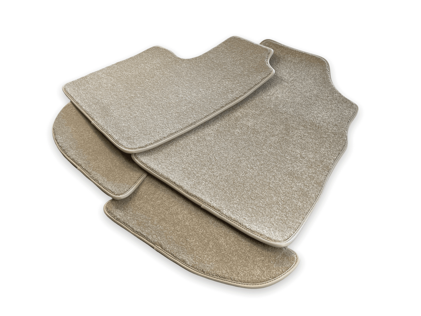 Floor Mats For Bentley Continental GT Beige Luxury Quality 2011–2018 - AutoWin