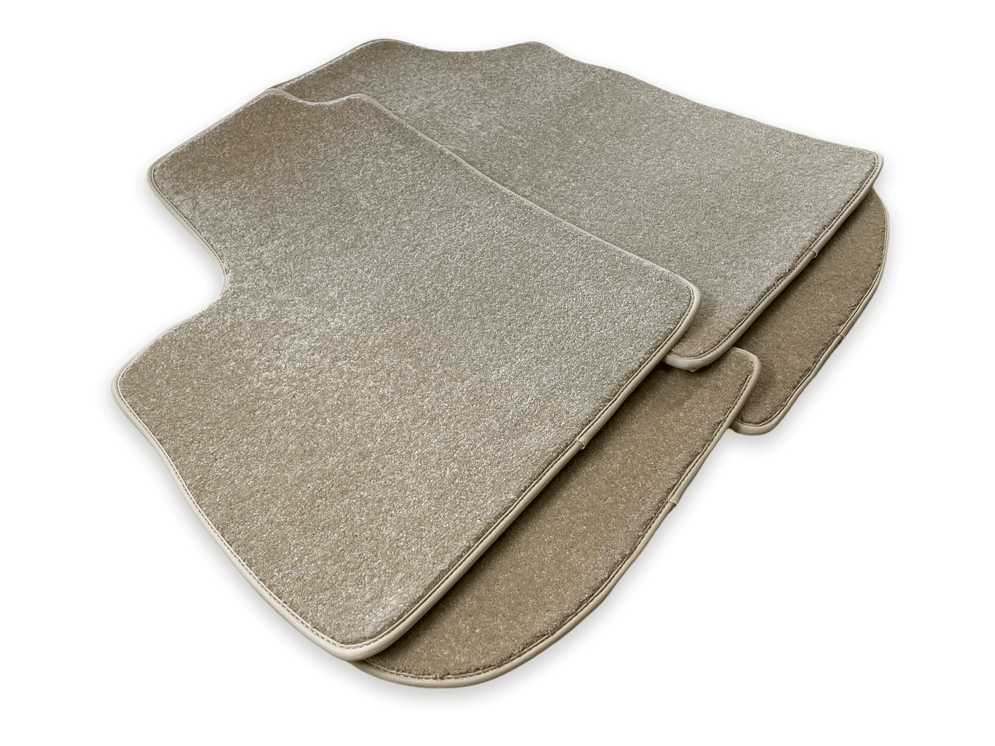 Floor Mats For Bentley Continental GT Beige Luxury Quality 2011–2018 - AutoWin