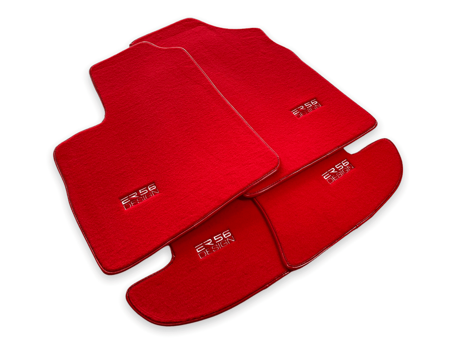 Floor Mats For Bentley Continental GT Red 2011–2018 Er56 Design - AutoWin