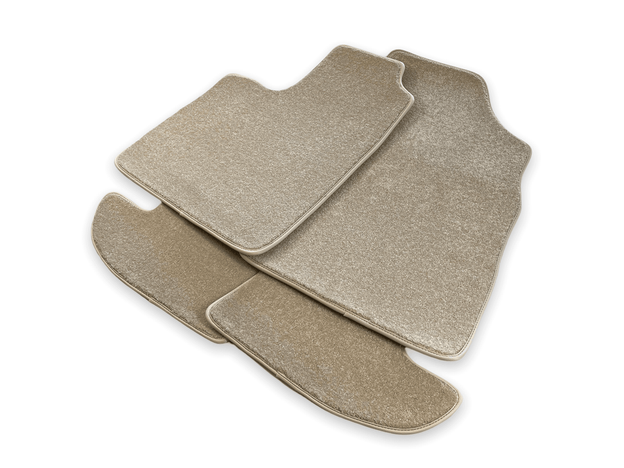 Floor Mats For Bentley Continental GTC (2011-2018) Beige Luxury Quality - AutoWin
