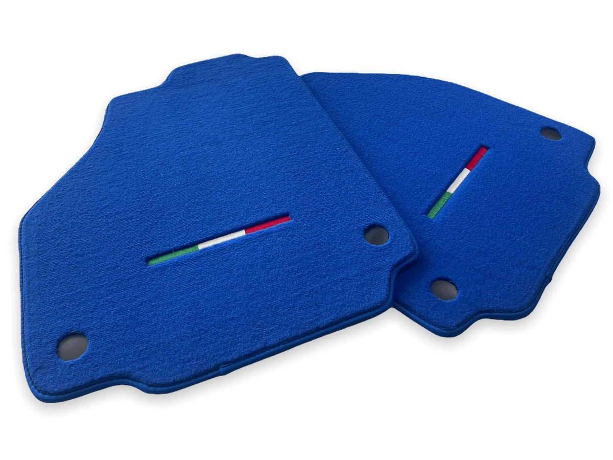 Floor Mats For Ferrari 458 GT2 2012-2015 Blue Autowin Brand Italian Edition