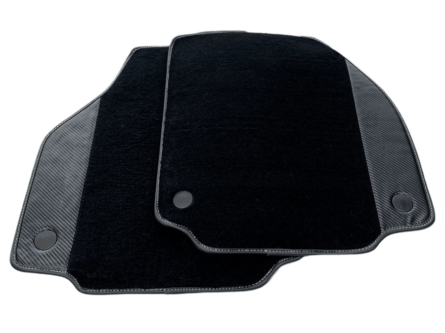 Floor Mats For Ferrari 458 GT2 (2012-2015) Carbon Leather