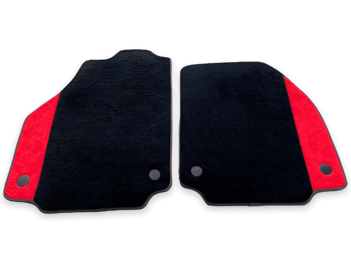 Floor Mats For Ferrari 458 GT2 (2012-2015) Red Alcantara Leather