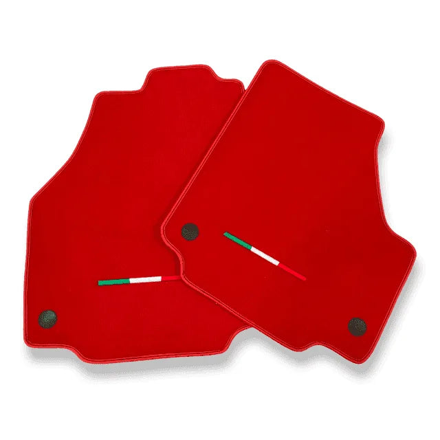 Floor Mats for Ferrari 458 GT2 (2012-2015) Red Autowin Brand Italian Edition