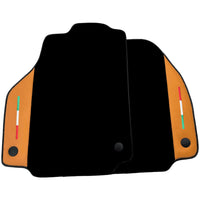 Floor Mats for Ferrari 458 GT2 (2012-2015) with Beige Tradizione Nappa Leather