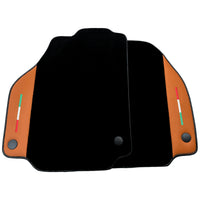 Floor Mats for Ferrari 458 GT2 (2012-2015) with Cuoio Nappa Leather
