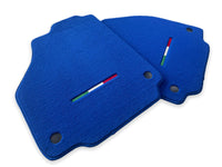 Floor Mats For Ferrari 458 Italia 2009-2015 Blue Autowin Brand Italian Edition - AutoWin