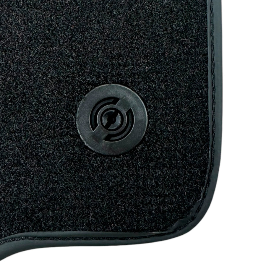 Floor Mats for Ferrari 458 Italia (2009-2015) Carbon Fiber Leather Autowin Brand Italian Edition