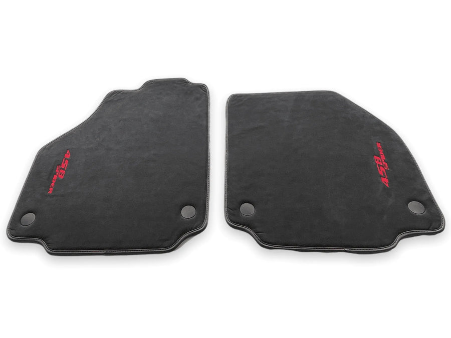 Bilmatter For Ferrari 458 Spider 2012-2015 Alcantara Lær - AutoWin