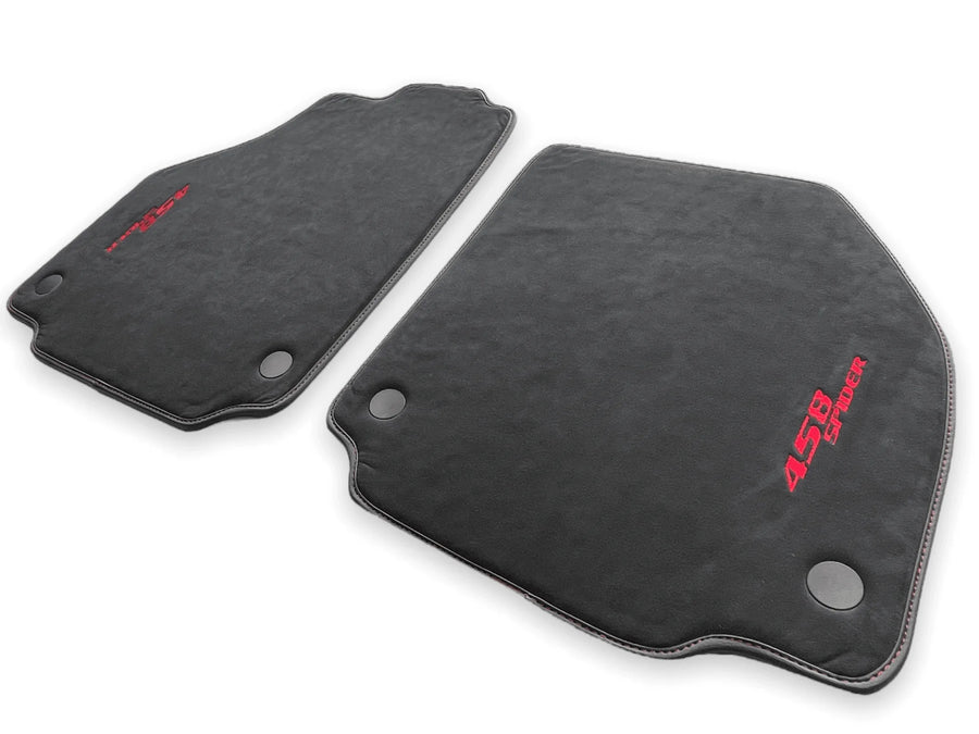 Bilmatter for Ferrari 458 Spider 2012-2015 Alcantara Lær - AutoWin
